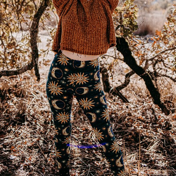 Moon & Star Astrological Leggings - Picture 2 of 5